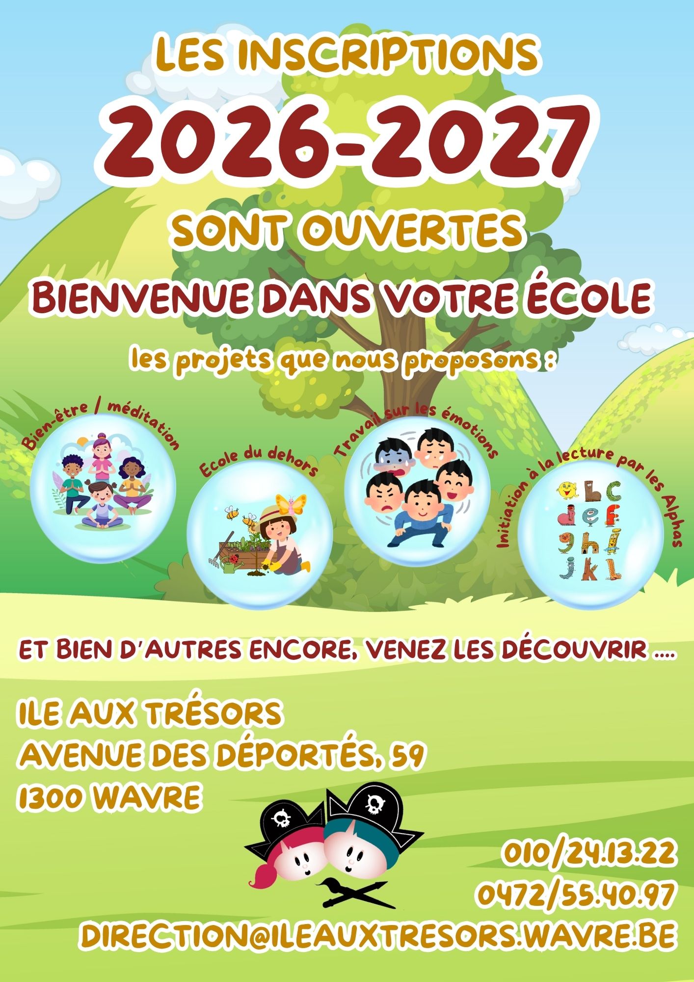 Les inscriptions sont ouvertes